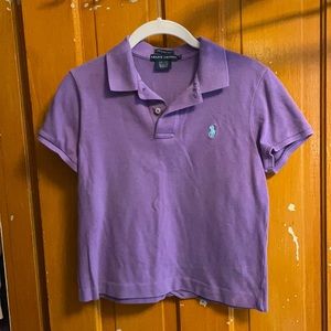 skinny polo ralph lauren size medium women’s purple